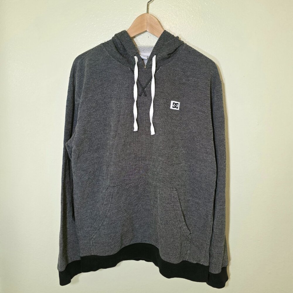 Men's DC SHOES Pullover Hoodie Blue Sz Large EUC